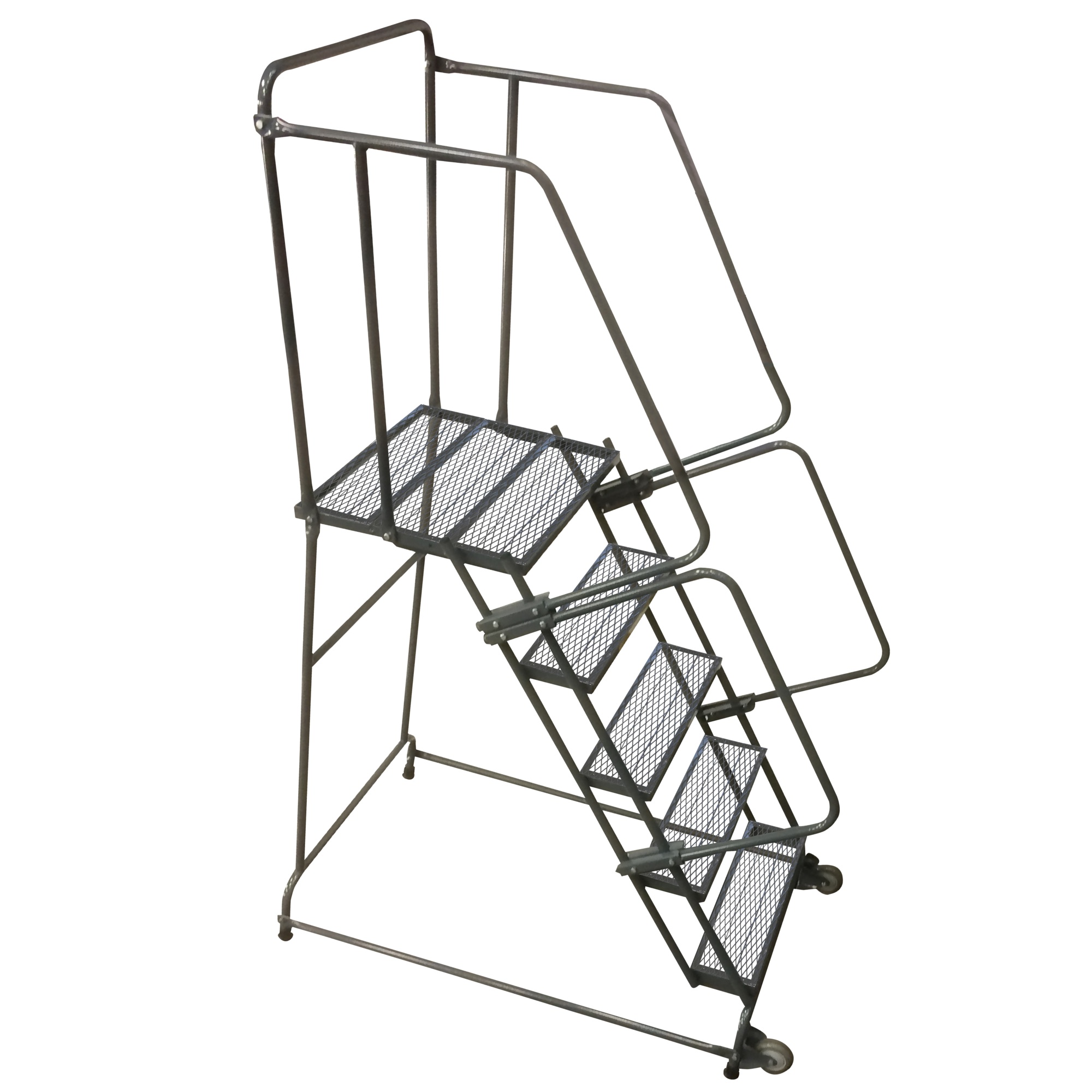 Ballymore, Rolling Ladder, Overall Height 83 in, Steps 5 Material Steel, Model# TR-5-X